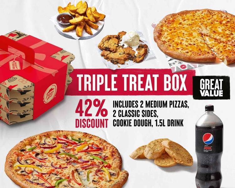 The closest pizza deals hut