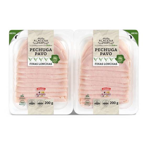 Pechuga de pavo Nuestra Alacena en Sobre 2 x 200 g