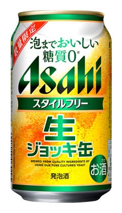 416723：アサヒ スタイルフリー ジョッキ缶 340ML / Asahi Style Free, 340ml Mug-Style Can