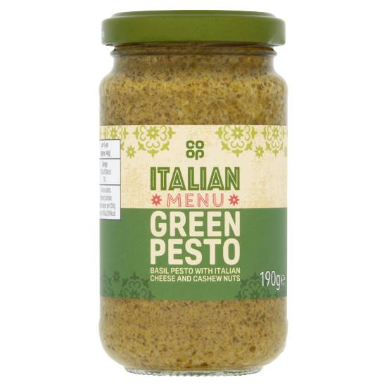 Co-Op Italian Green Pesto 190g