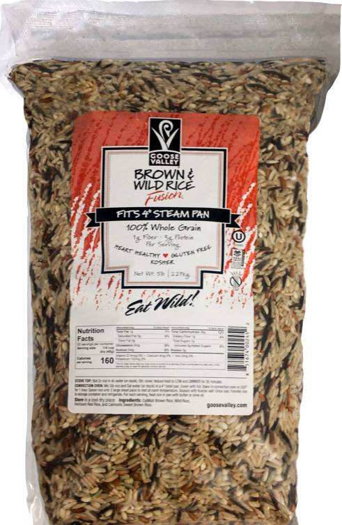 Goose Valley - Brown & Wild Rice Fusion - 5 lbs