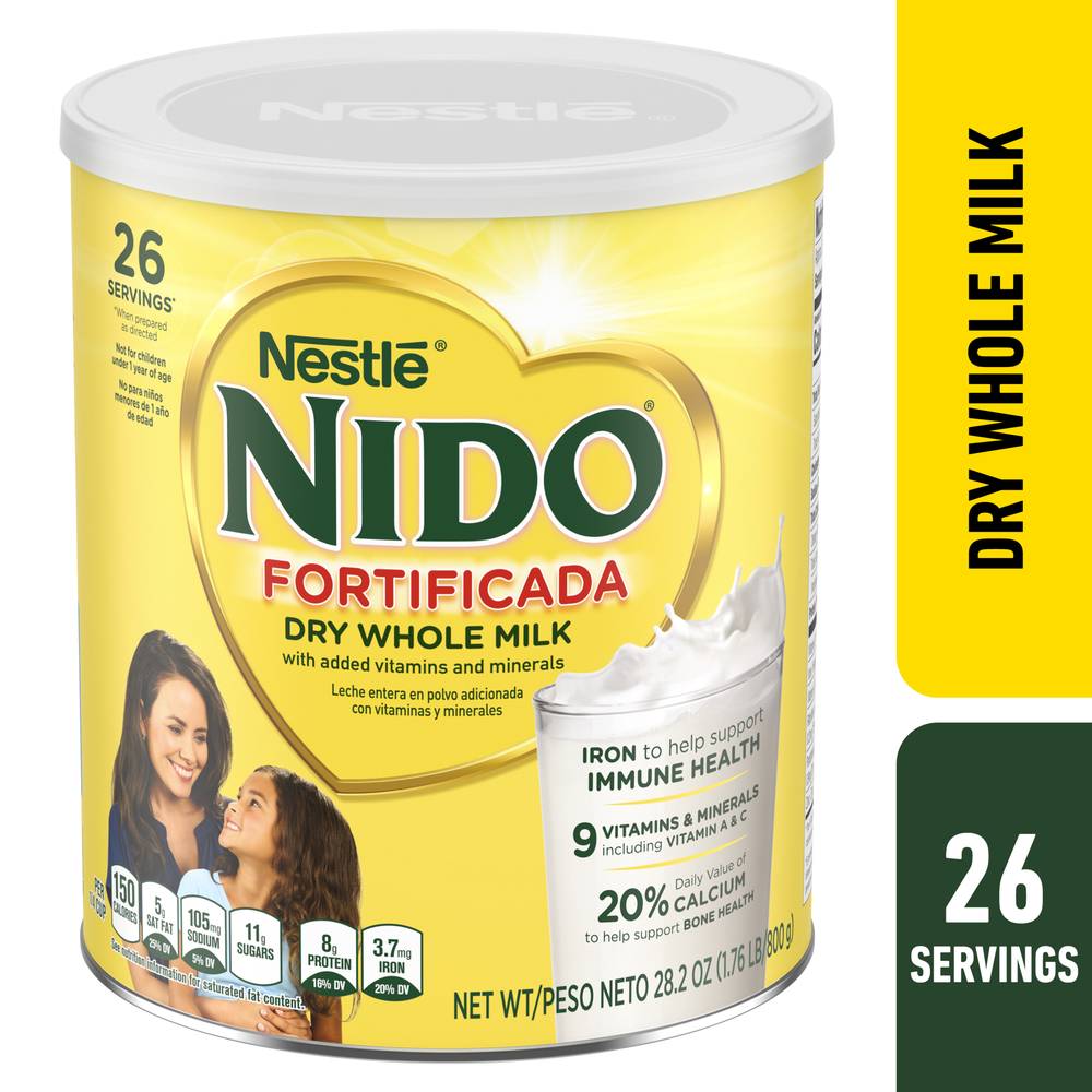 Nido Fortificada Dry Whole Milk (28.2 oz)