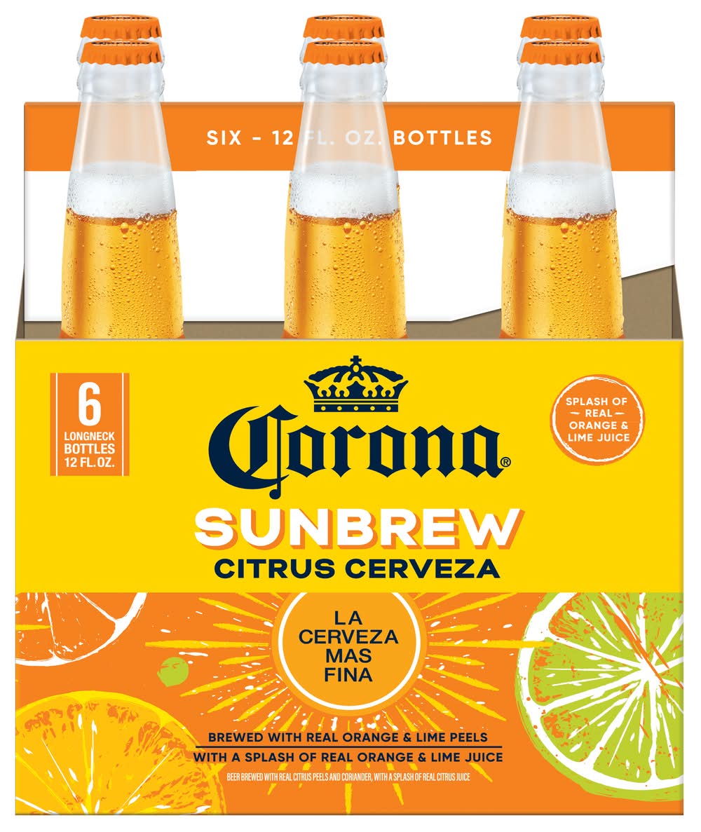 Corona Sunbrew Citrus Cerveza Beer (6 x 12 fl oz)