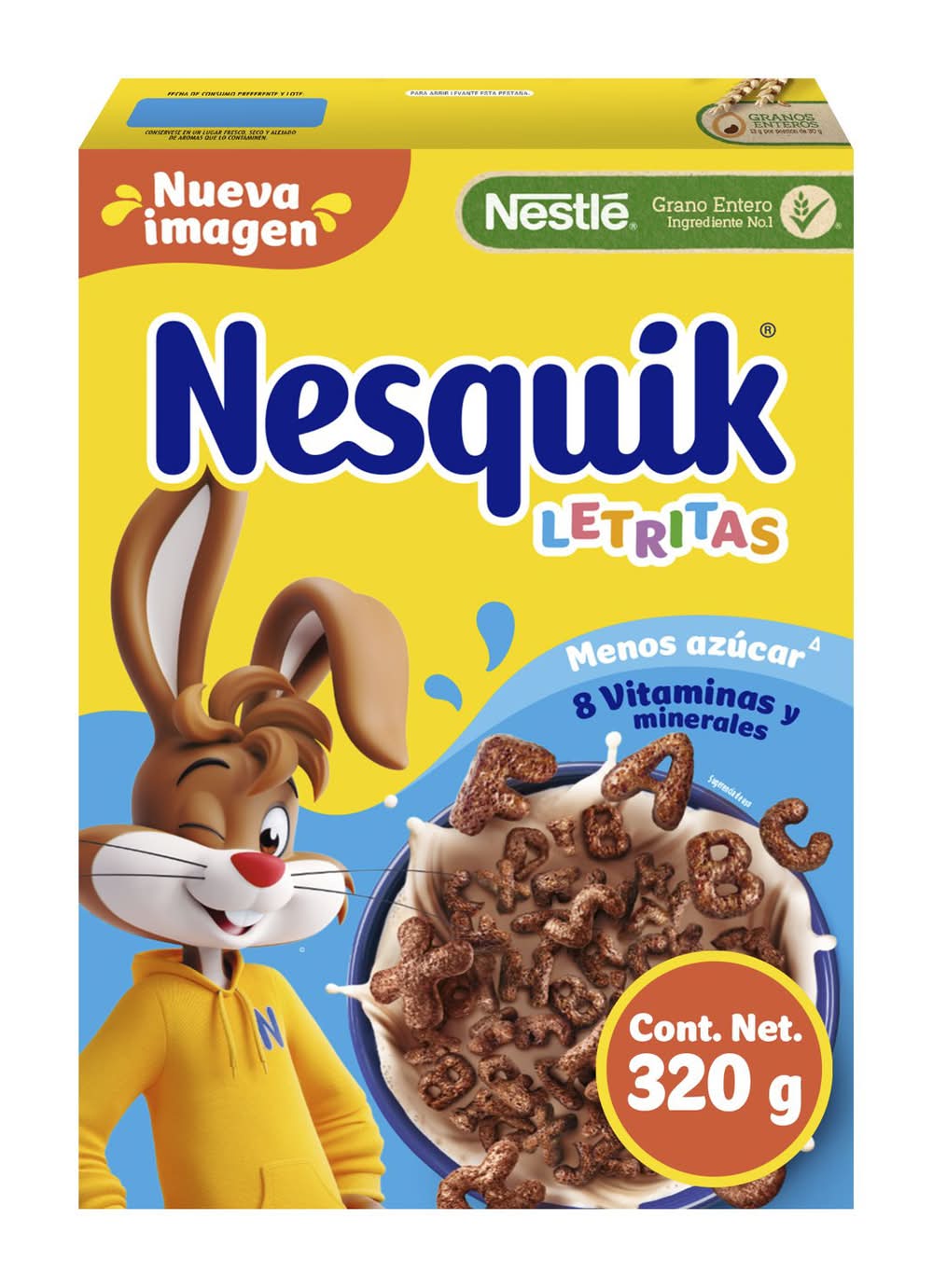 Nesquik · Cereal de chocolate letritas (30 g)