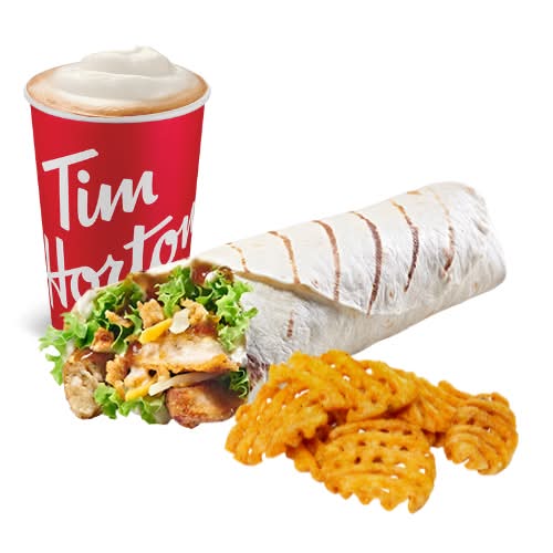 Festive Meatless Chicken & Stuffing Wrap Meal