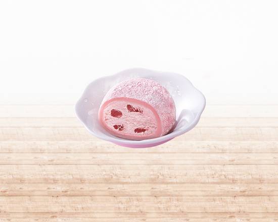 草苺起司冰淇淋大福【1顆】Strawberry Cheese Ice Cream Mochi