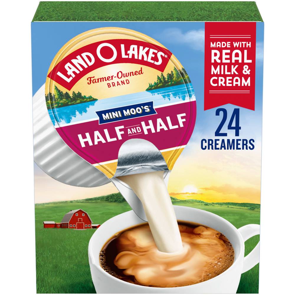 Land O'lakes Mini Moo's Half & Half Creamer Singles (24 ct)