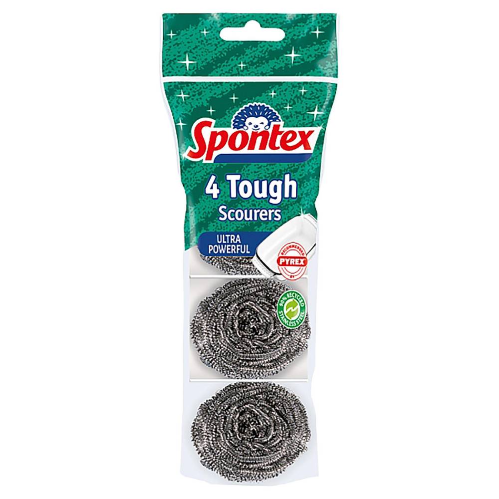 Spontex Tough Scourer x4