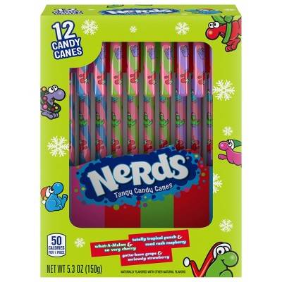 Nerds Tangy Candy Canes (5.3 oz, 12 ct)