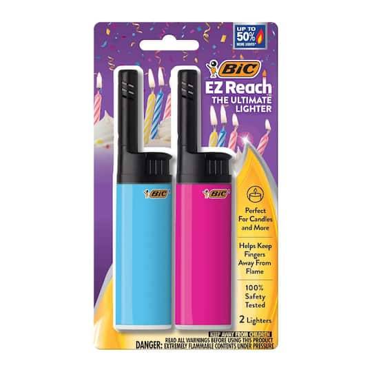 BiC Ez Reach Lighters, Multi (2 ct)