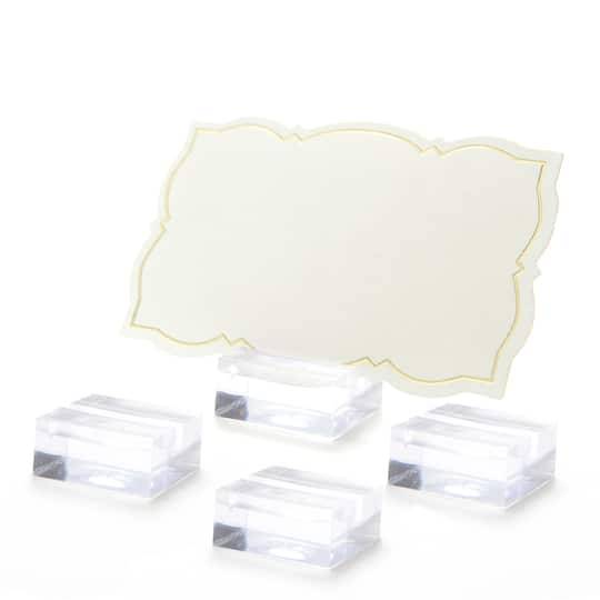 Clear Place Card Holders, 12Ct. By Celebrate It