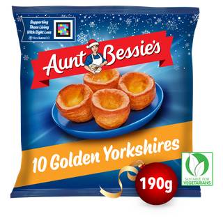 Aunt Bessie's 10 Glorious Golden Yorkshire Puddings 190g