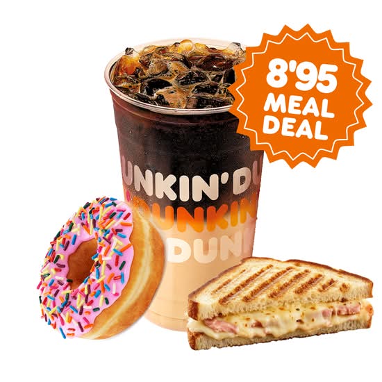 Tosti / Panini + Donut + Drankje