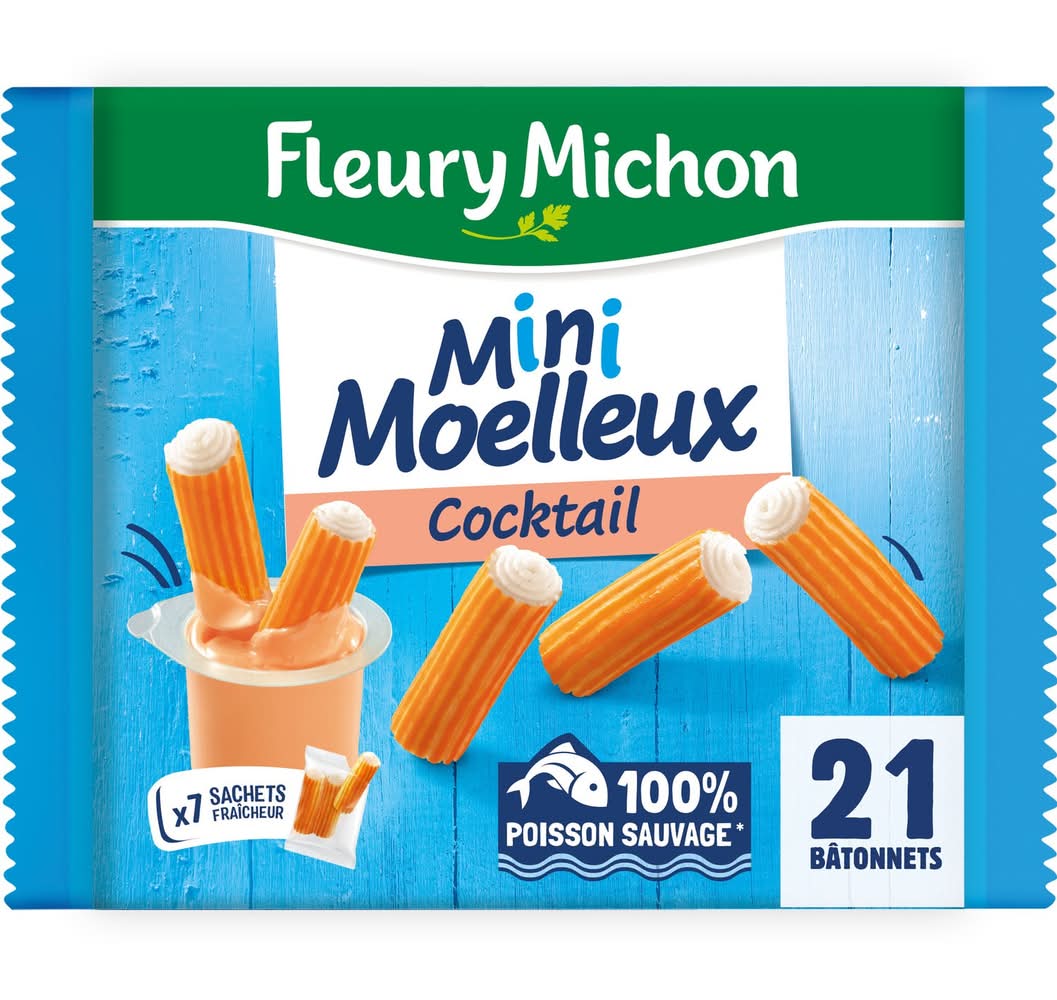 Fleury Michon - Bâtonnets de surimi msc mini moelleux cocktail (21)