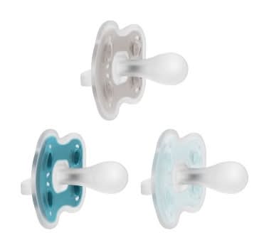 Dr. Brown's Advantage One-Piece Silicone Pacifier For Baby's 6-18m, Assorted (3 ct)