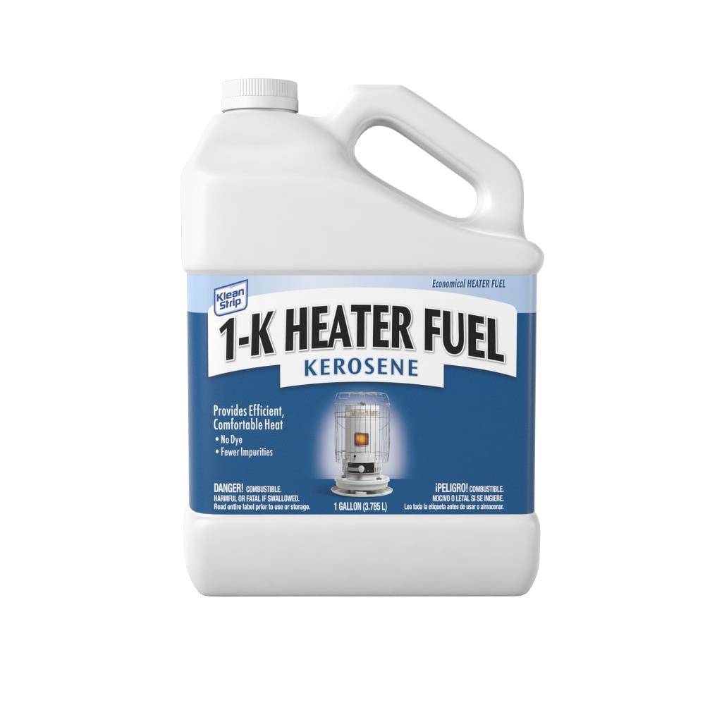 Klean-Strip 1-K Kerosene Heater Fuel, 1 Gallon - Efficient & Comfortable Heat - No Dye - Fewer Impurities - Plastic Material | GKP85