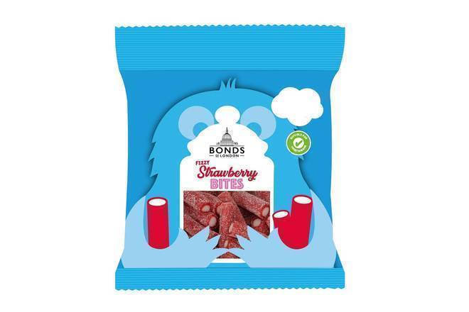 Bonds Of London Fizzy Strawberry Bites Treat Bag (50g)