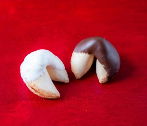 Chocolate Fortune Cookies (2pc)