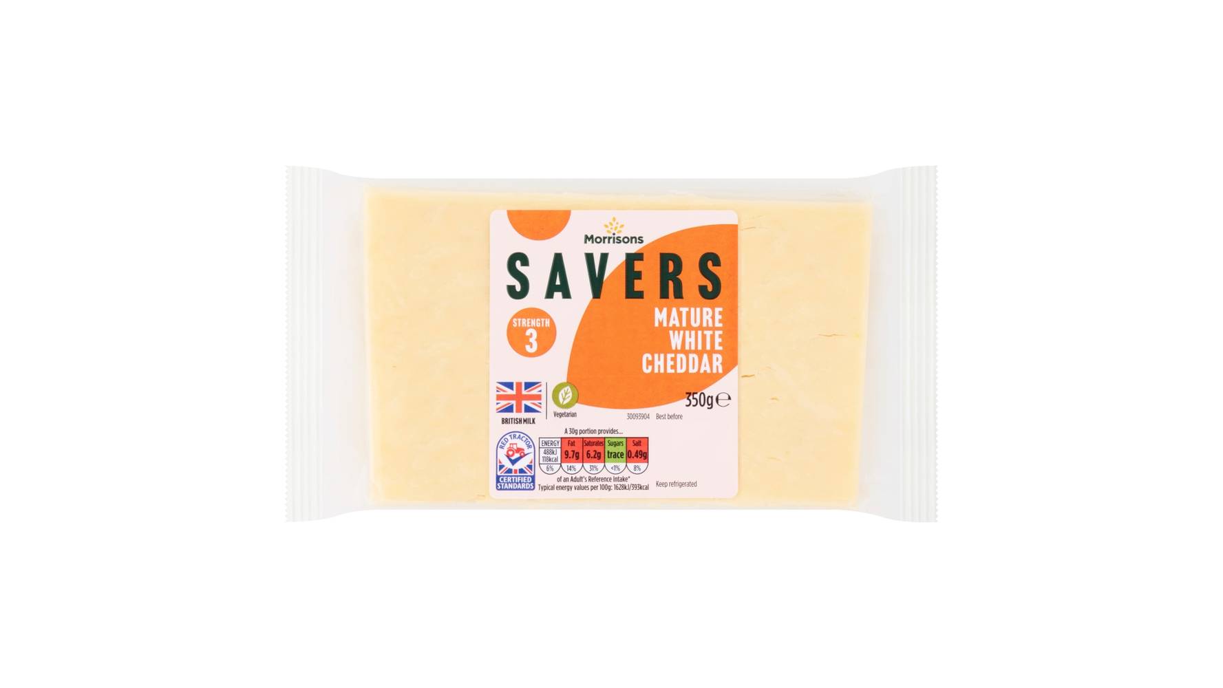 Morrisons Savers Mature White Cheddar