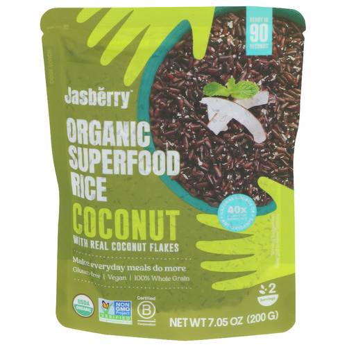Jasberry Organic Coconut Superfood Rice