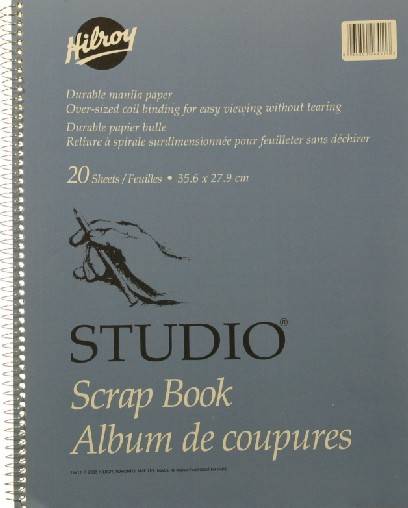 Hilroy Studio Scrap Book (20 sheets)