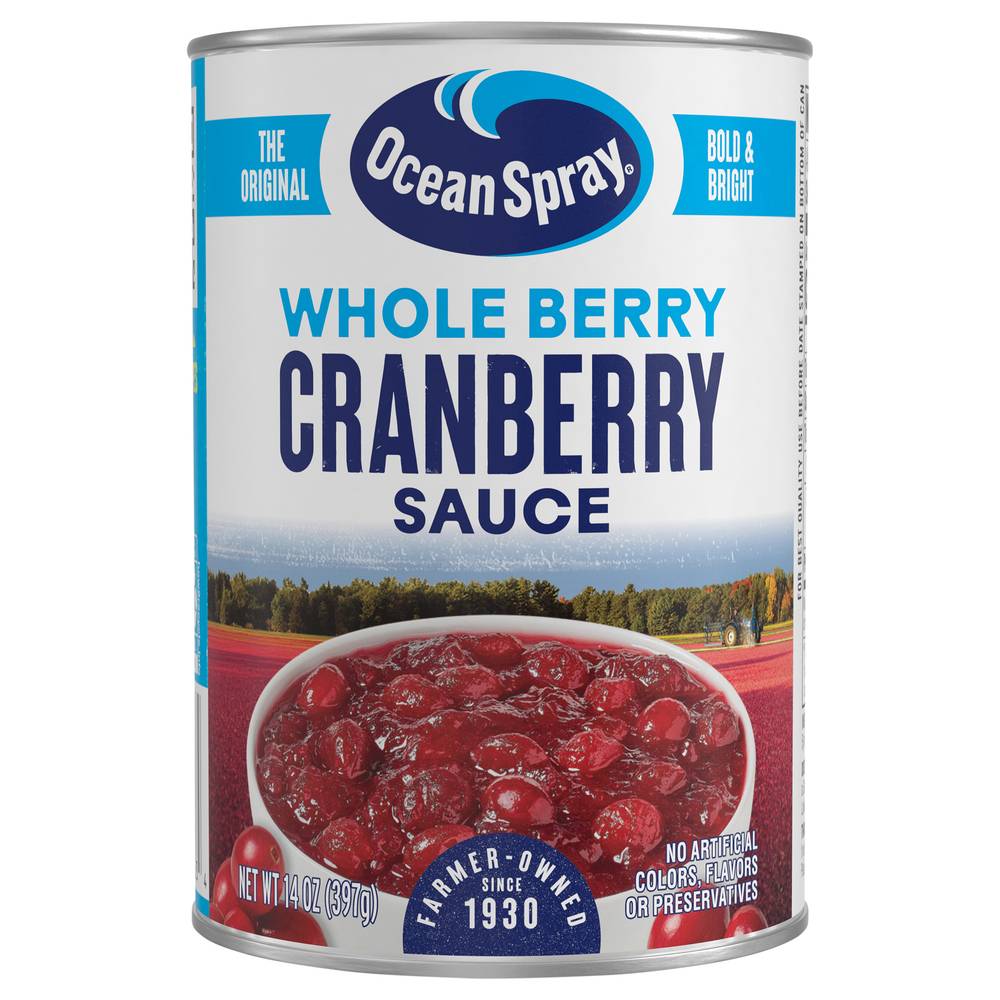 OceanSpray Whole Canned Cranberry Sauce (14 oz)