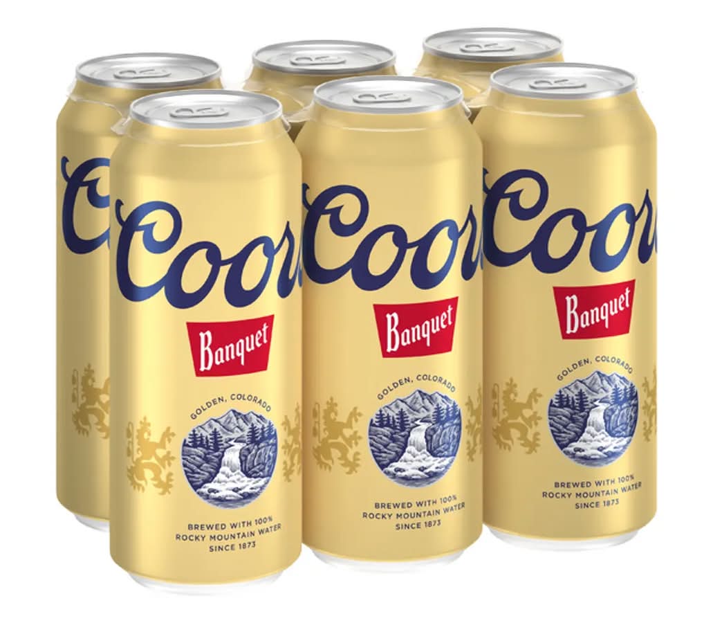 Coors Banquet Beer - 6 Pack