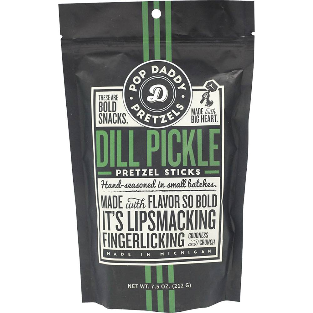 Pop Daddy's Dill Pickle Pretzel Sticks