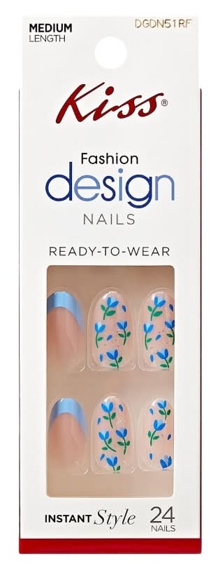 KISS Design Nails, M (24 ct)