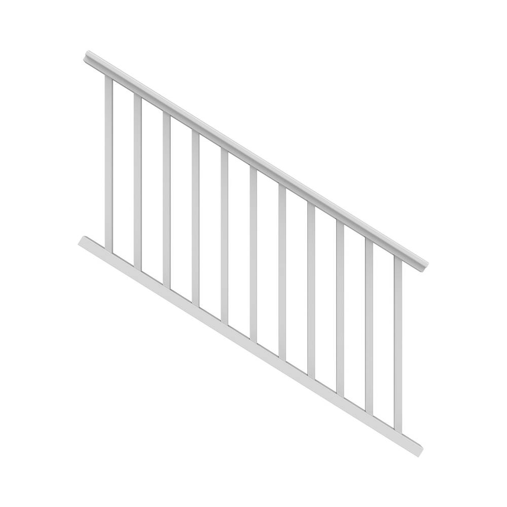 Freedom Camden 6-ft x 36-in White Composite Deck Stair Rail Kit | 73056619