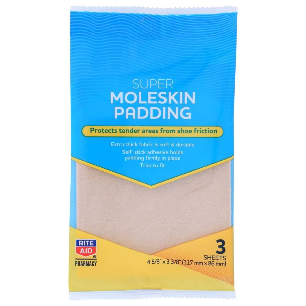 Rite Aid Super Moleskin Padding Sheets (3 ct)