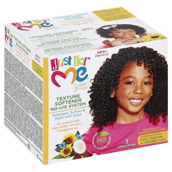 Just For Me Childrens Texture Softener No Lye System Kit 1 Kit