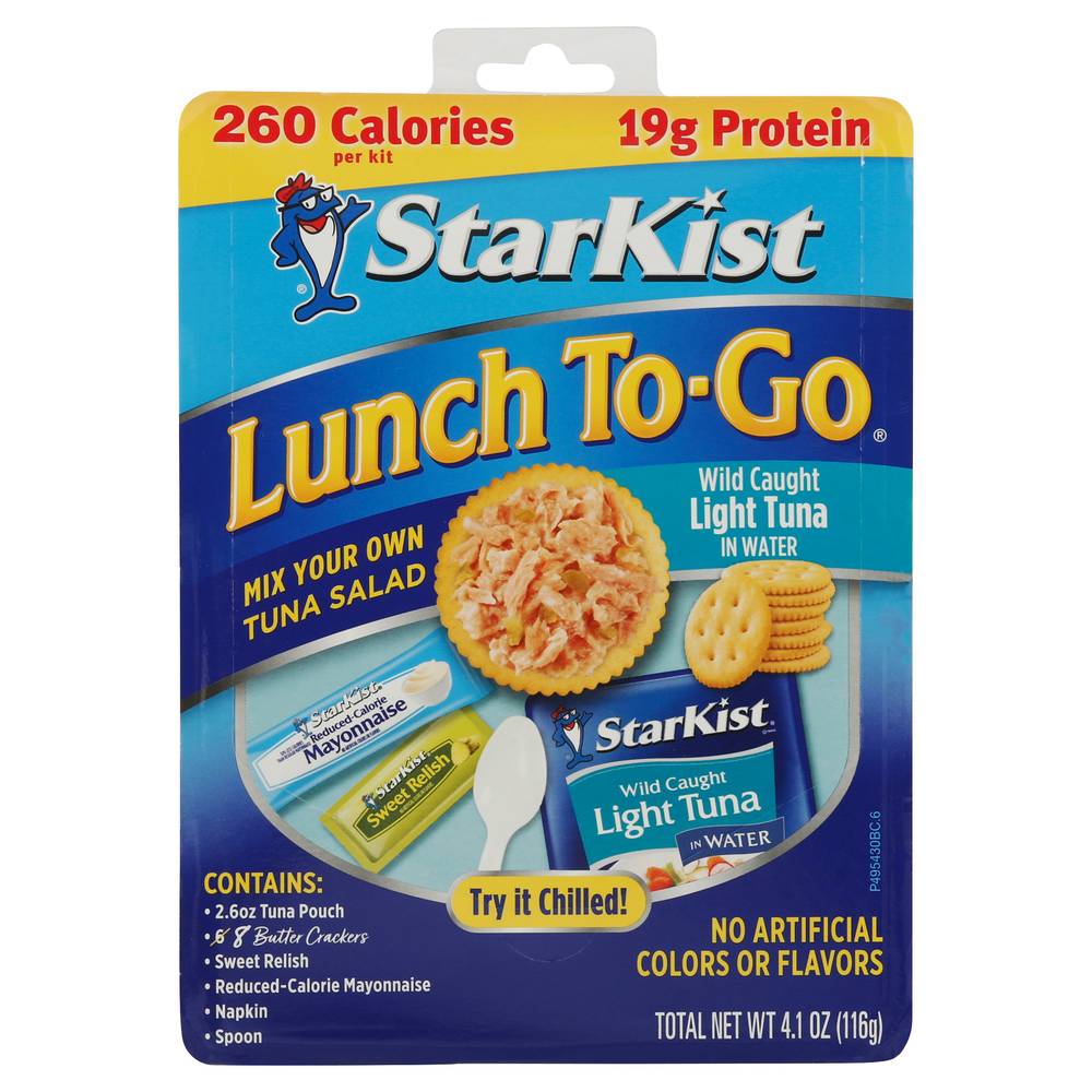 Starkist Lunch To-Go Chunk Light Tuna in Water Kit