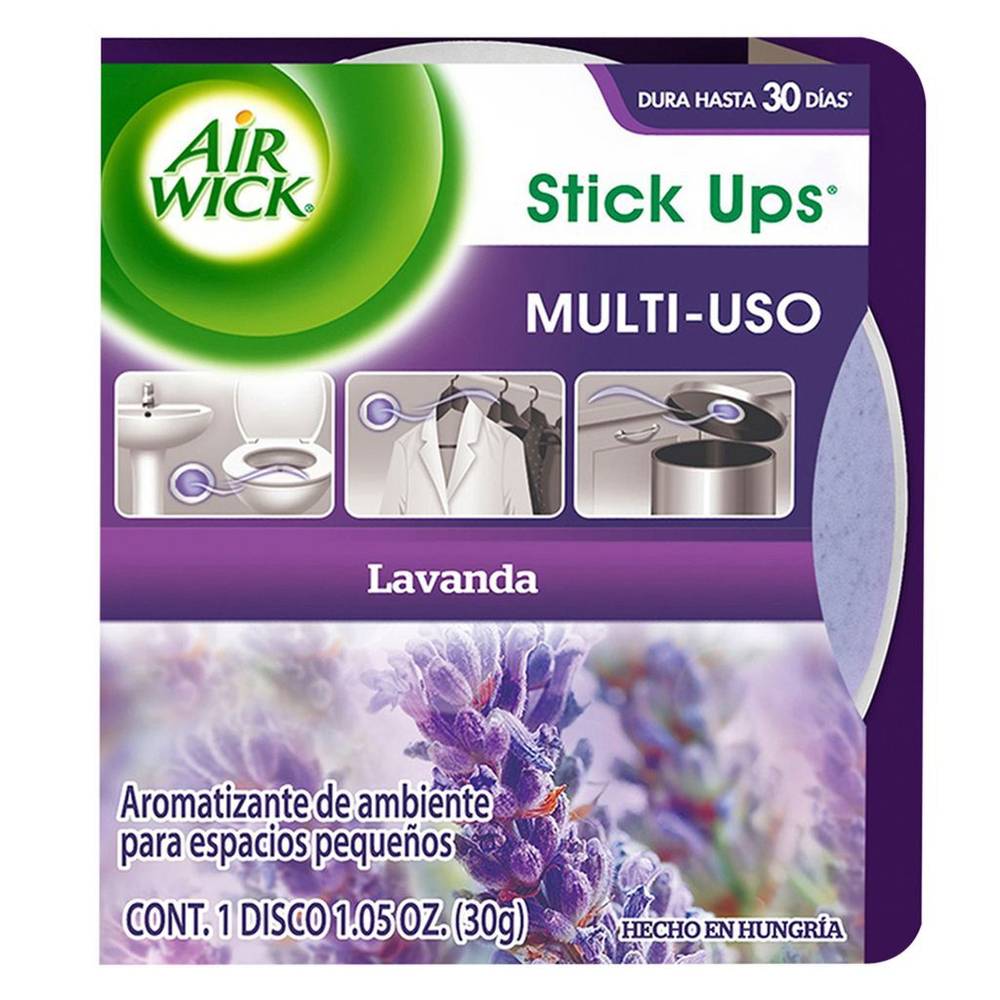 Air wick aromatizante stick ups lavanda (30 g)