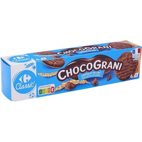 Carrefour Classic' - Biscuits nappés (chocolat au lait)