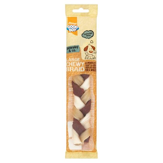 Good Boy Pawsley & Co Large Chewy Braid Dog Treats 1 Pack