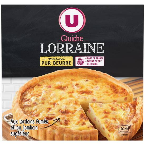 Les Produits U - Quiche lorraine