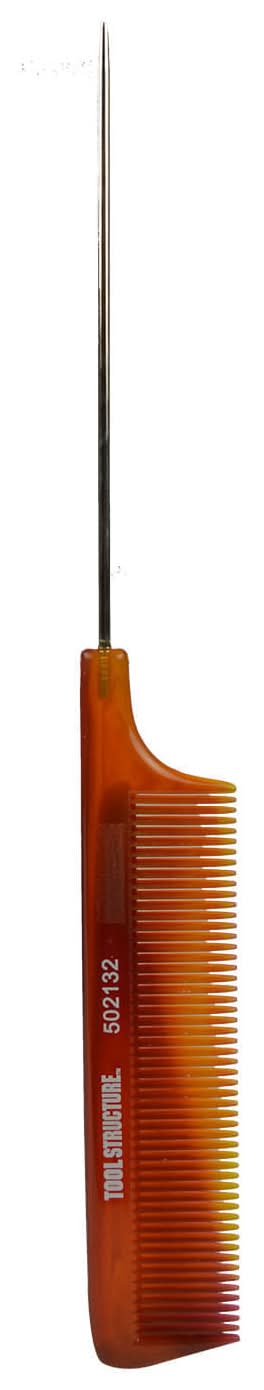 Tool Structure · Peine de cola en carey y acero inoxidable (100 g)