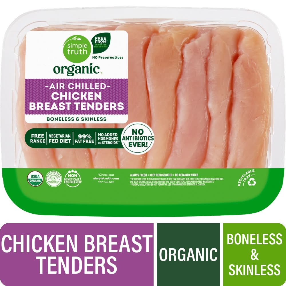 Simple Truth Organic® Boneless Skinless Fresh Organic Chicken Breast Tenders