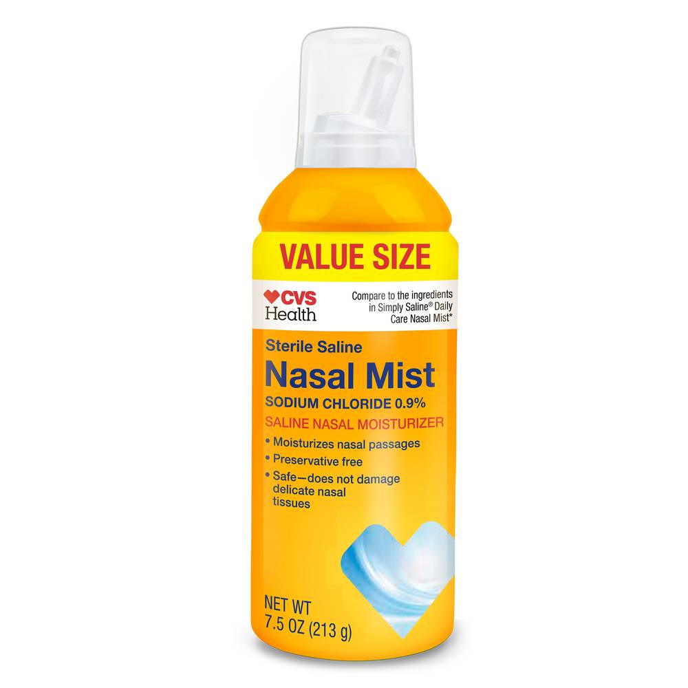 Cvs Health Sterile Saline Nasal Mist