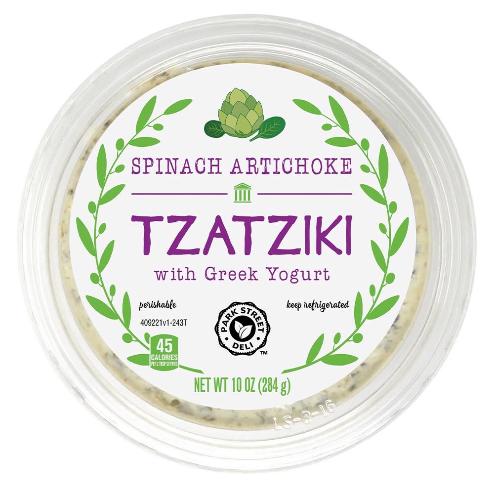 Park Street Deli Spinach Artichoke Tzatziki Dip (10 oz)