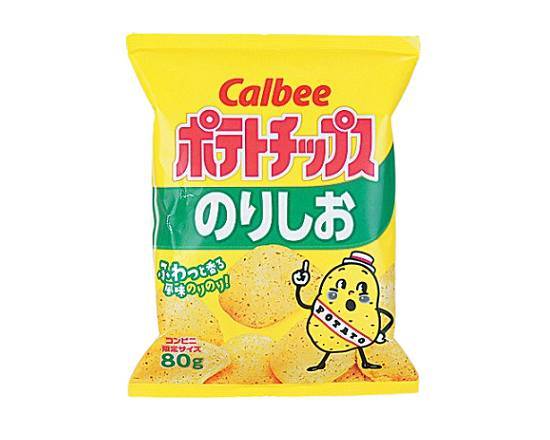 【菓子】◎カルビーポテトチップス≪のりしお≫(80g)