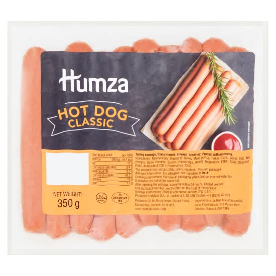 Humza Classic Hot Dog (350g)