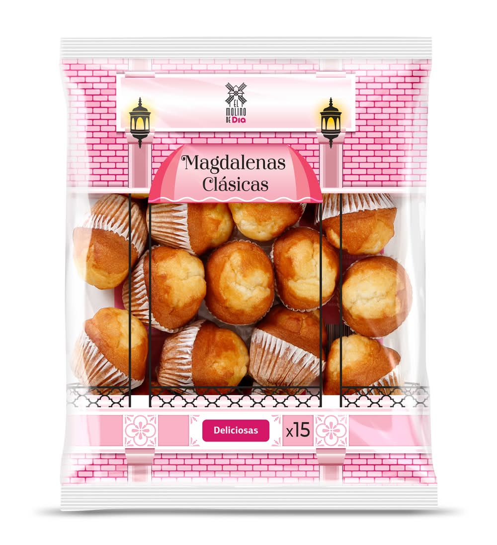 Magdalenas Clásicas El Molino De Dia Bolsa 515 G