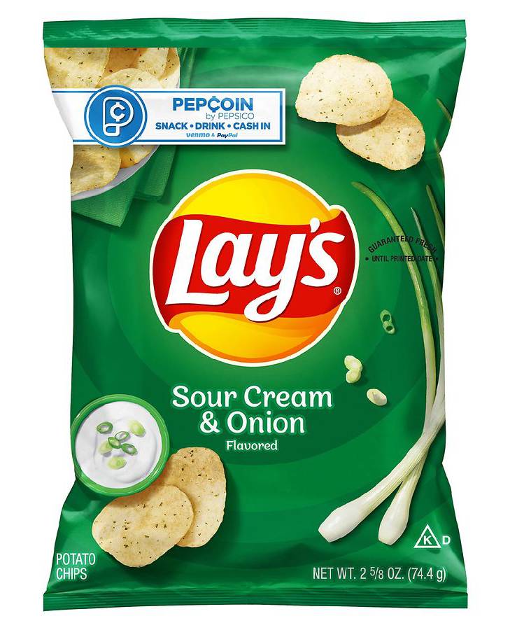Lay's Potato Chips Sour Cream Onion