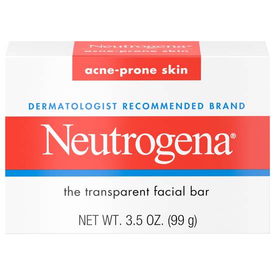 Neutrogena Acne-Prone Skin Transparent Facial Bar (3.5 oz)