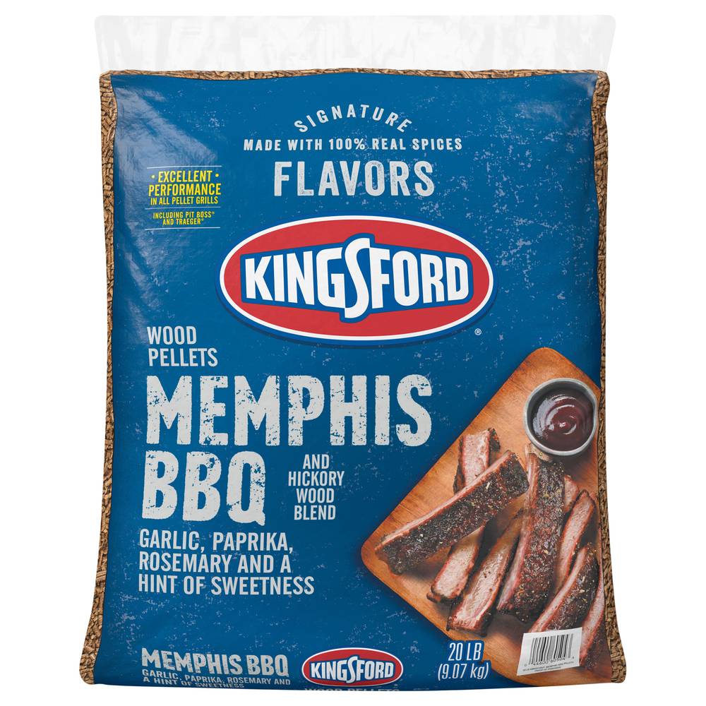 Kingsford Signature Flavors Memphis Bbq Wood Pellets, Memphis Bbq (20 lbs)