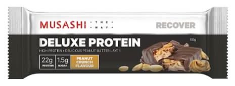 Musashi Deluxe Protein Peanut Crunch Bar 60g