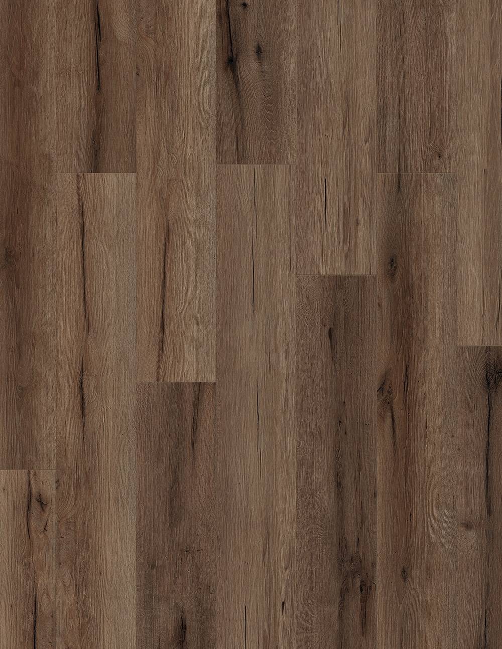 Style Selections Allen+Roth French Oak Brown 8-mm T x 8-in W x 50-in L Water Resistant Wood Plank Laminate Flooring (23.92-sq ft / Carton) | JJ-53342