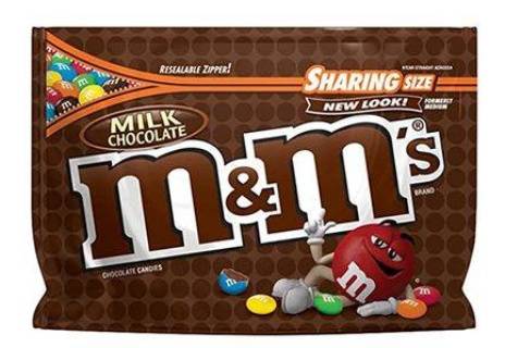 M&M Milk Chocolate King Size 3.14oz